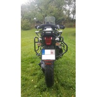 Boční nosiče Triumph Explorer 1200 lomený RAL 9005 černá
